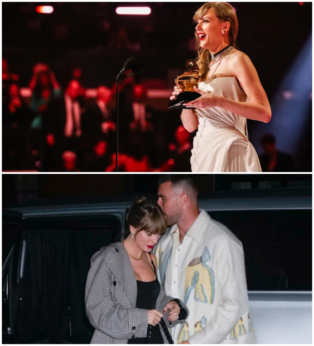 Taylor Swift doesn’t thank Chiefs boyfriend Travis Kelce in Grammys