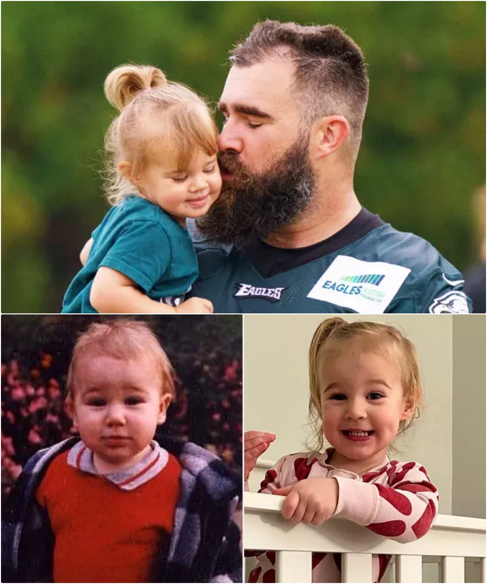 It’s no secret that the Kelce genes are strong! Jason Kelce’s Daughter(01)