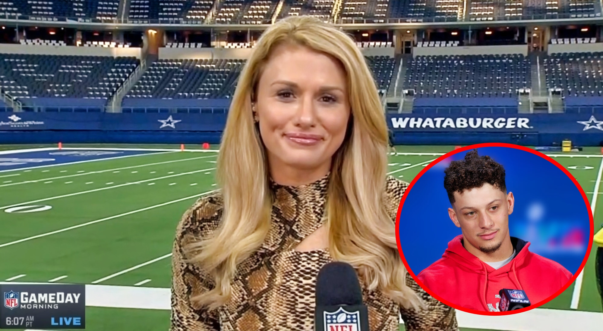 Patrick Mahomes and NFL fans are praying for NFL reporter Jane Slater