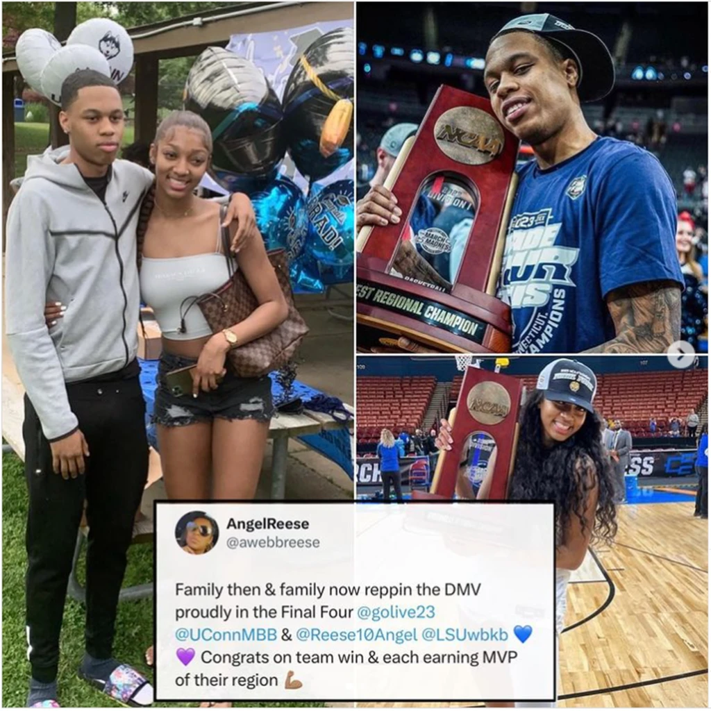Angel Reese has a cousin at UConn! Can you guess who he is? Taking a ...