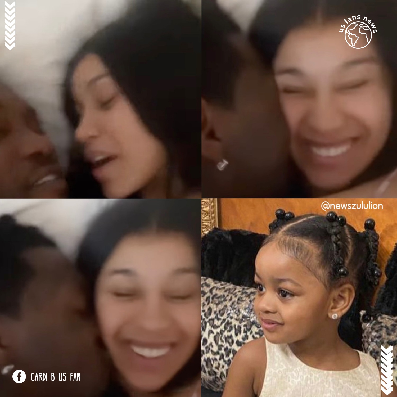 Cardi B’s morning kiss live with Offset was interrupted when Kulture ...