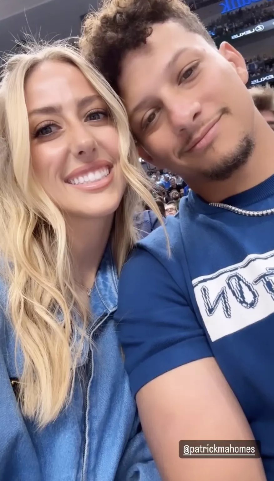 Brittany Mahomes Shares LovedUp Selfie with Husband Patrick Mahomes as