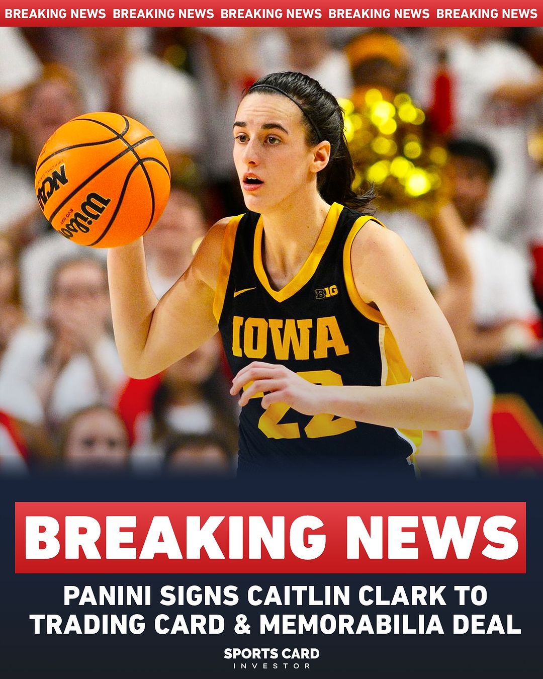 Caitlin Clark Signs Exclusive Partnership With Panini America For