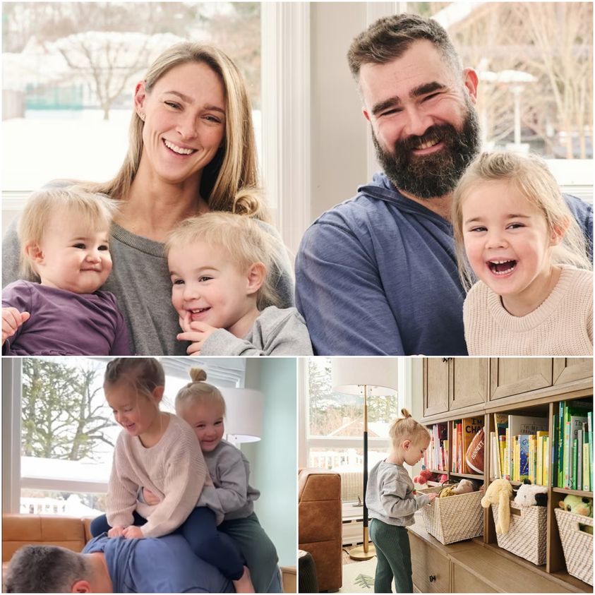 Video Kylie Kelce Reveals Parenting Hack That Ensures Her Kids Get