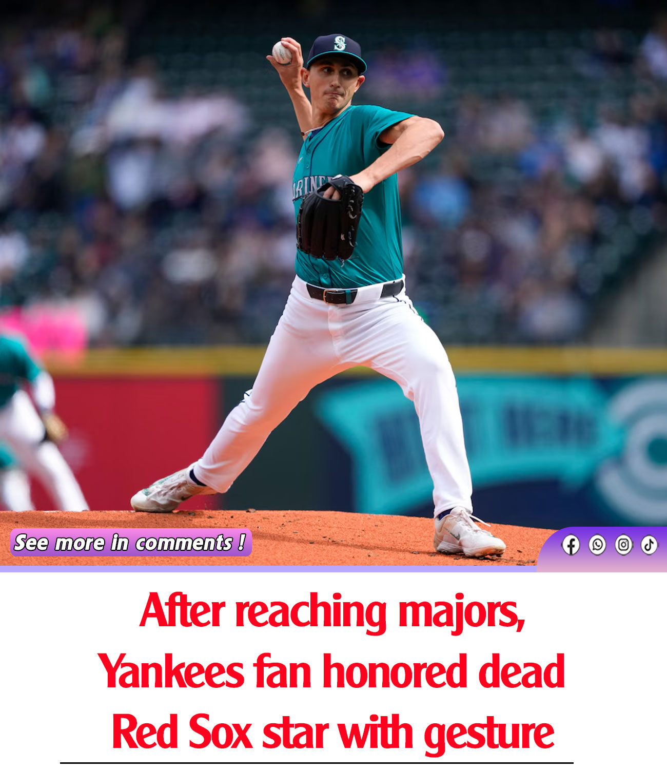 After reaching majors, Yankees fan honored dead Red Sox star with