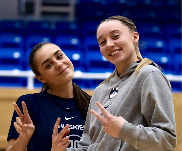 UConn star Paige Bueckers has heartwarming reaction to Nika Muhl's