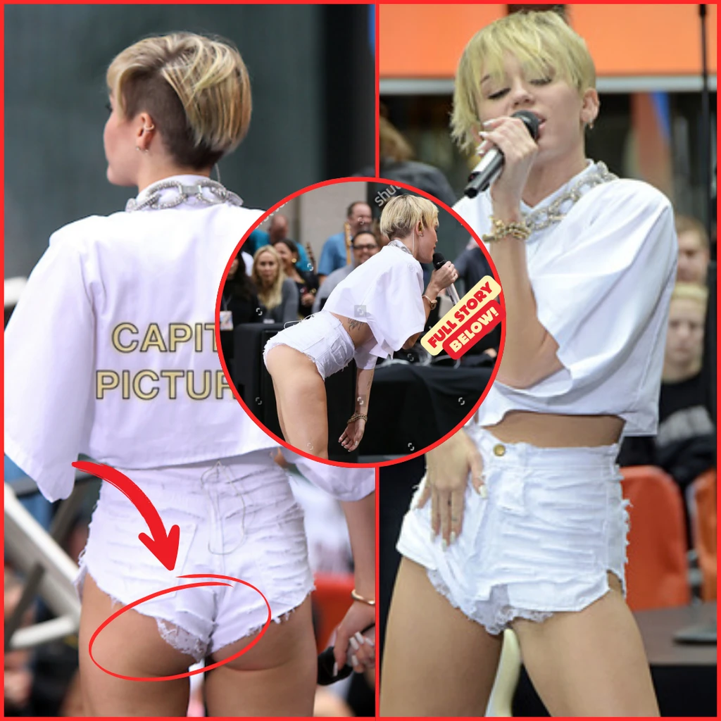 Miley Cyrus shows off her butt during a concert on the NBC Today Show🫢🫢🫢 - News