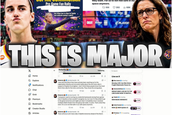 THIS IS INSANE WNBA Reporter THREATEN BY SEATTLE FANS SOPHIE CUNNINGHA...