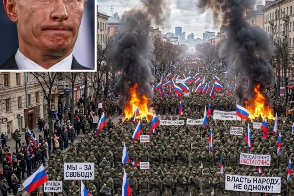 Putin STUNNED as Russians Call for his Execution