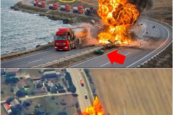 Ukraine Waited for Russia’s Fuel Resupply Convoy to Enter the Minefiel...